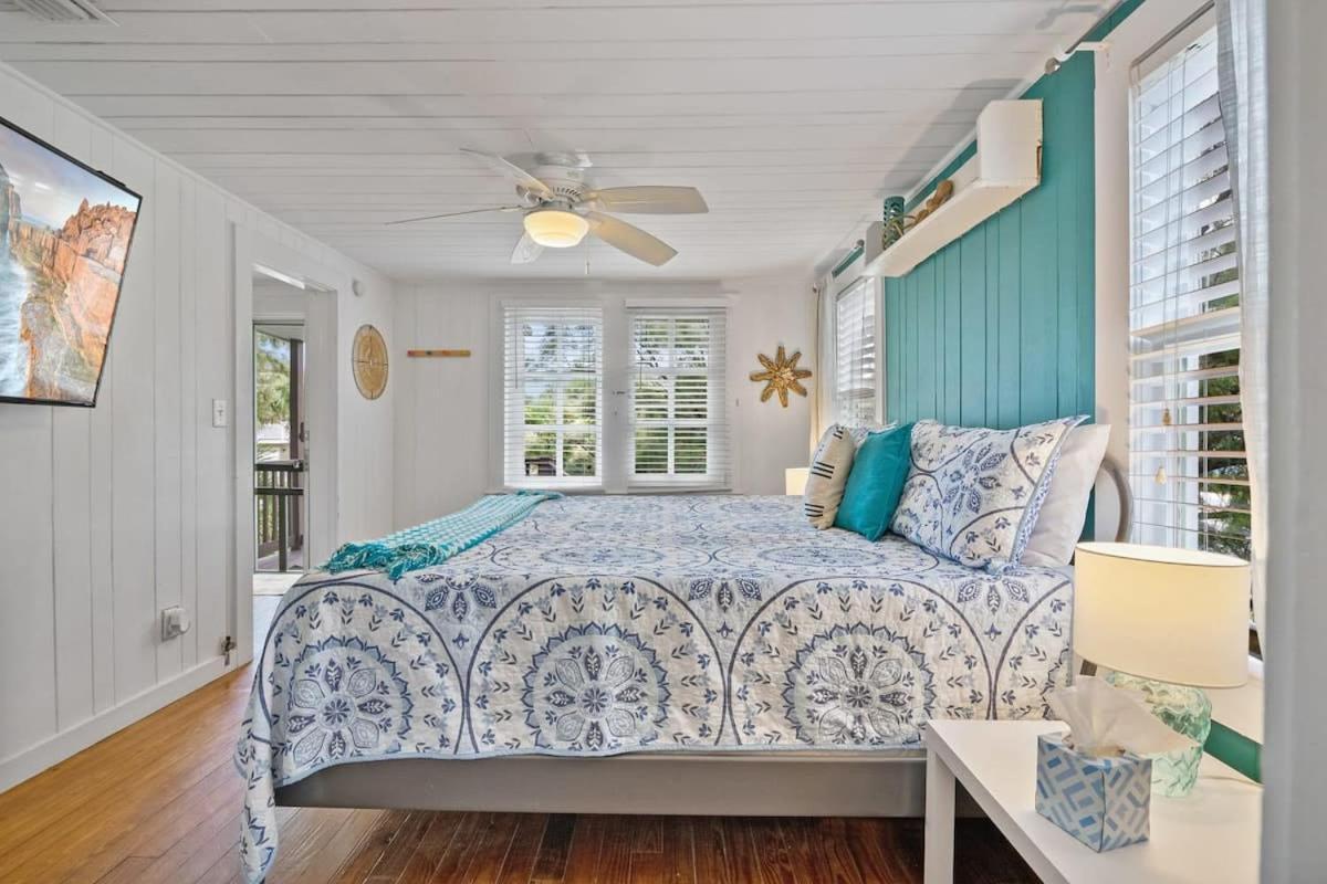Marvelous Mermaid Bungalow, Dog-Friendly Upstairs Apt In Prime Vilano Beach St. Augustine Exterior foto