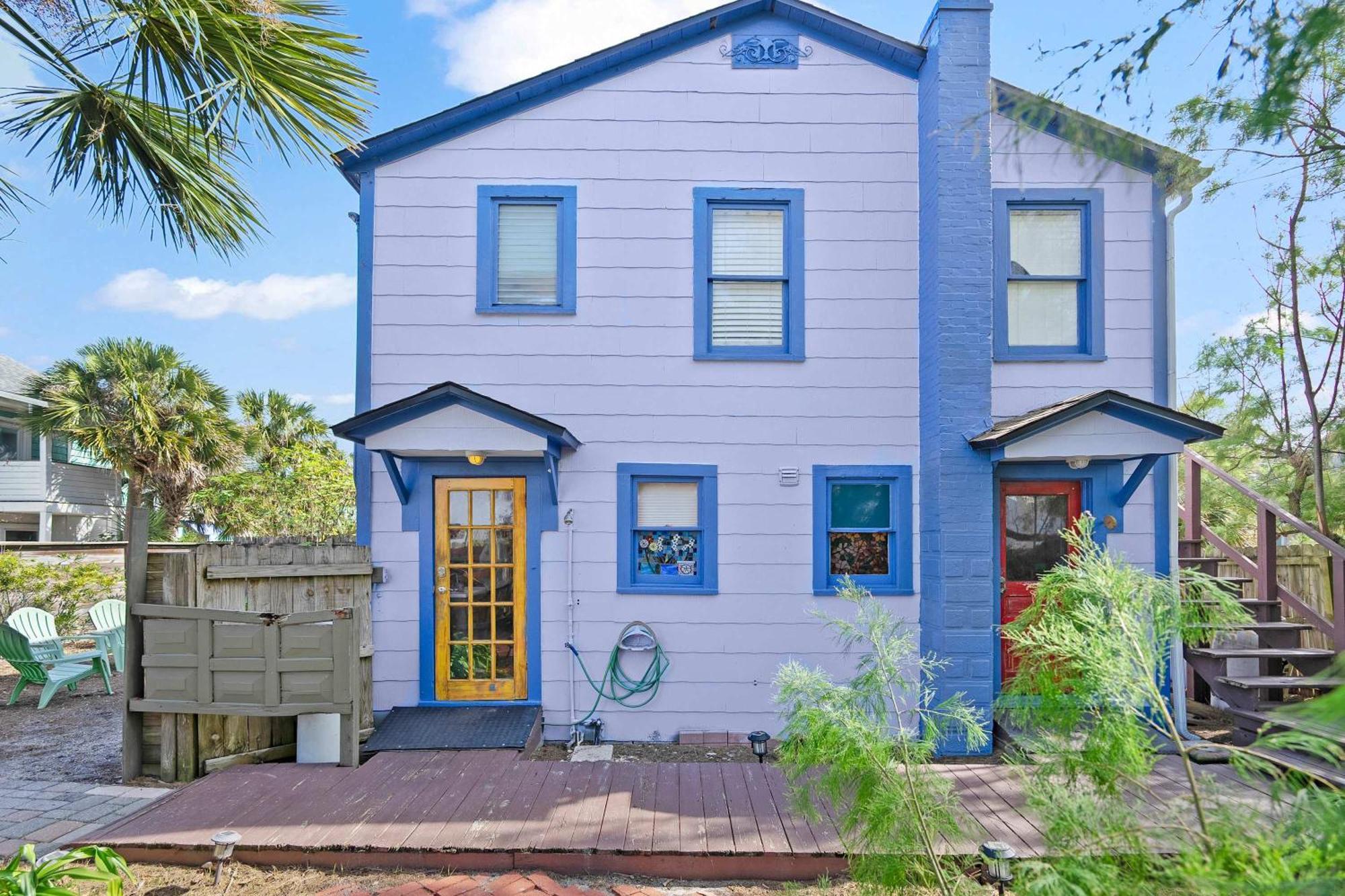 Marvelous Mermaid Bungalow, Dog-Friendly Upstairs Apt In Prime Vilano Beach St. Augustine Exterior foto